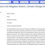 Stage en Finance Climat – Division Changement Climatique, PNUE