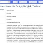Stage en design UX – Gestion des risques de catastrophes