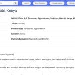 Responsable WASH – UNICEF Nairobi (Temporaire)
