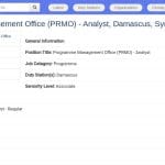Analyste PMO – Programme de déminage humanitaire – Syrie