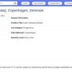 Stagiaire Climat et Données (H/F) – Copenhague