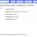 Analyste Climat Senior – Infrastructure (Copenhague)
