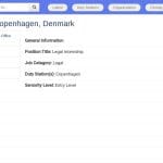 Stage en droit international public – UNOPS, Copenhague