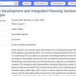 Stagiaire en Développement Durable et Planification Intégrée