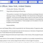 Responsable Finance et Budget – Nations Unies