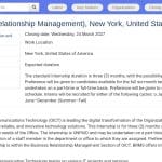 Stagiaire en Gestion de Relation d&rsquo;Affaires – OICT