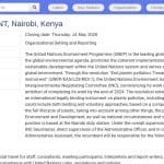 Travel Assistant – UNEP INC Secretariat