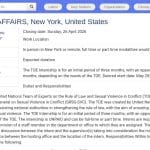 Stage en Affaires Juridiques – Nations Unies