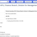 Finance Associate – Comptabilité et Paiements (New York)