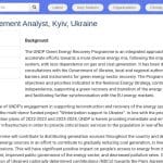 Analyste en gestion de l&rsquo;information – Programme de relance énergétique verte