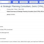Consultant en Gouvernance Globale et Planification Stratégique – GenU