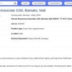 Assistant RH – UNICEF Mali (Bamako)