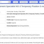 Spécialiste en gestion de l&rsquo;information (Nutrition) – Moroto