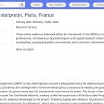 Interprète Espagnol-Anglais pour Webinaires ONU Environnement