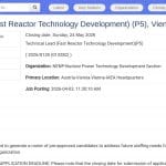 Responsable Technique Développement Technologie Réacteurs Rapides (P5)