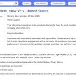 Stagiaire Publication – Affaires juridiques (ONU)