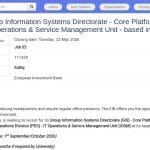 Stagiaire IT – Opérations & Services – EIB Luxembourg