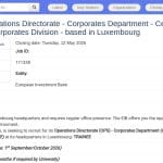 Stagiaire – Financement des entreprises – Europe centrale et du Sud-Est