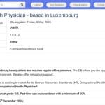 Médecin du travail – Luxembourg (H/F)