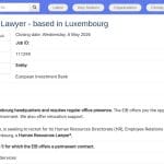 Juriste en droit social – Luxembourg