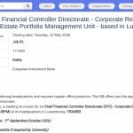 Stagiaire en Gestion de Portefeuille Immobilier – BEI Luxembourg