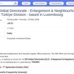 Trainee – Western Balkans & Türkiye – EIB Global (Luxembourg)