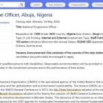 National Programme Officer – Développement industriel durable – Abuja