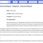 Directeur·trice Pays – Plan International Mozambique