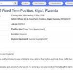 Responsable WASH – UNICEF Kigali (NO-2)