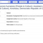 Assistant RH (People & Culture) – Kinshasa