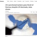 Un pétrolier chinois traverse le détroit d&rsquo;Ormuz malgré les sanctions
