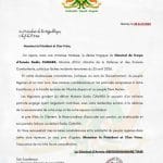 Niger : Tiani présente ses condoléances après le décès de Sadio Camara