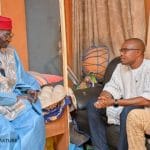 Jean Emmanuel Ouédraogo visite Naaba Kiiba dans le Yaadga
