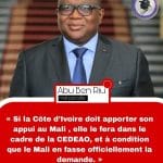 Aide au Mali : la Côte d’Ivoire pose ses conditions