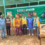 Lions Club Ouagadougou Étoile nettoie le centre médical Pogbi