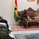 Le général américain Dagwin Anderson en visite au Ghana