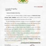 Abdourahamane Tiani adresse un message à Assimi Goita