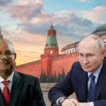 Poutine reçoit le président des Seychelles à Moscou le 22 avril