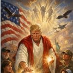 Trump publie une image christique après une critique du pape