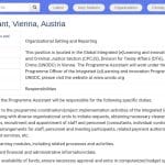 Assistant(e) de Programme – eLearning & Innovation – ONUDC Vienne