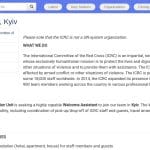 Welcome Assistant – CICR, Kyiv