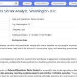 Analyste Sénior Data et Opérations