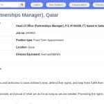 Responsable de Bureau et Partenariats – UNICEF Qatar