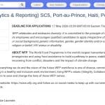 Assistant RH – Analyse et Reporting (Port-au-Prince)