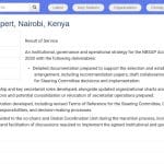Expert en modèle d&rsquo;affaires – NBSAP Accelerator Partnership