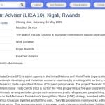 Conseiller en gestion de projet – Kigali, Rwanda