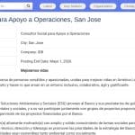 Consultant Social Senior – Appui Opérations Amérique Centrale