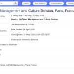 Responsable Division Gestion des Talents et Culture RH