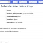 Assistant Technique – Innovation & Infrastructure – Nairobi