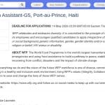 Assistant(e) Solutions Numériques et Innovation – PAM Haïti